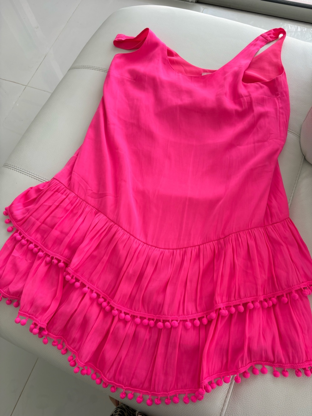 Lilly Pulitzer Pom Pom dress - hot pink. XS